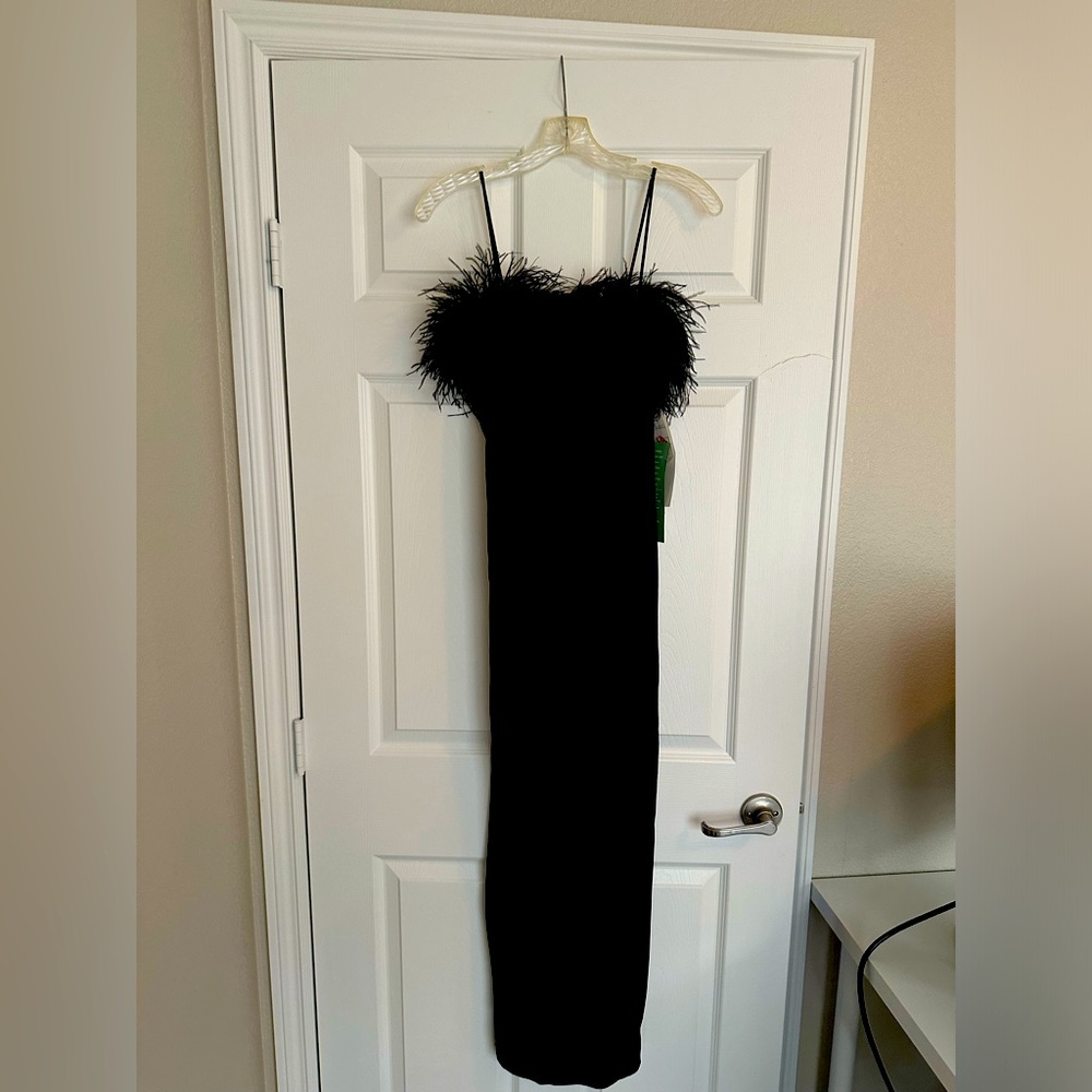 Brand New w/Tags Alex Evenings Black Cocktail Dress